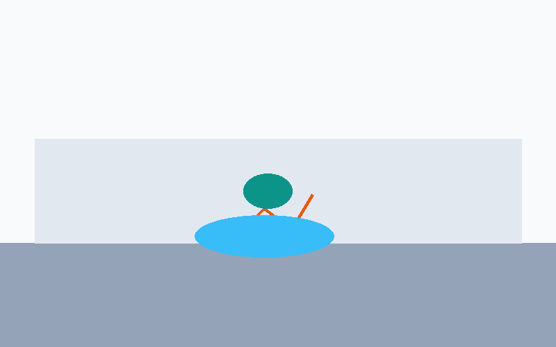 Slab leak illustration