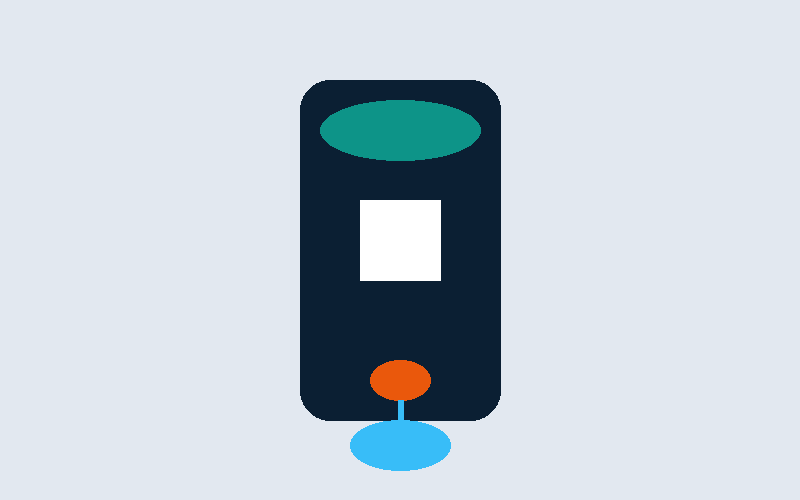 Water heater leak illustration